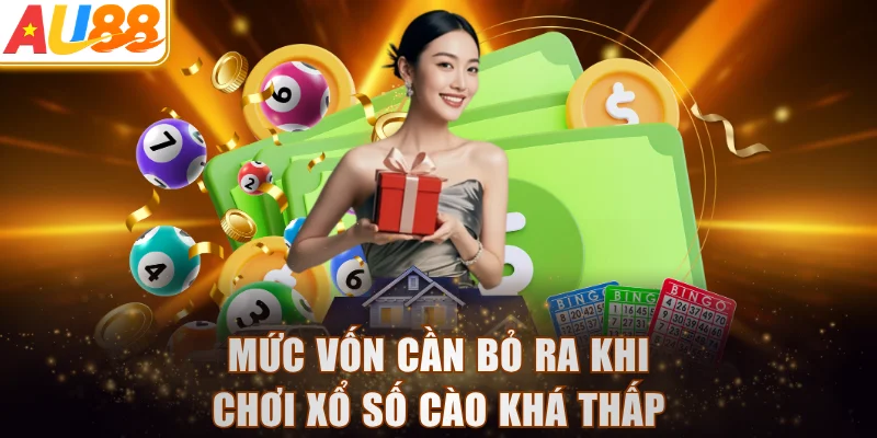 Mức vốn cần bỏ ra khi chơi xổ số cào khá thấp